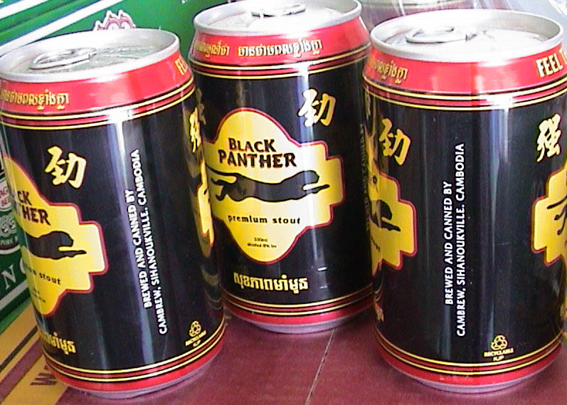 Photo of Black Panther beer in Siem Reap