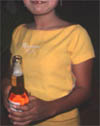 Photo of Corona beer promotion woman in Siem Reap