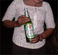 photo pf Valor beer promotion woman