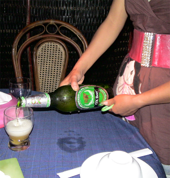 photo of Ox beer taken in Siem Reap